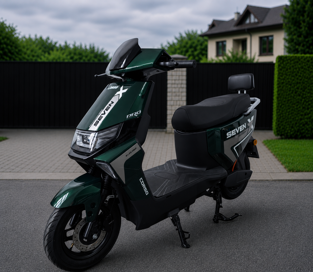 ᐈ Електроскутер Corso SevenX 1500W, 72V/30Ah літій-залізо